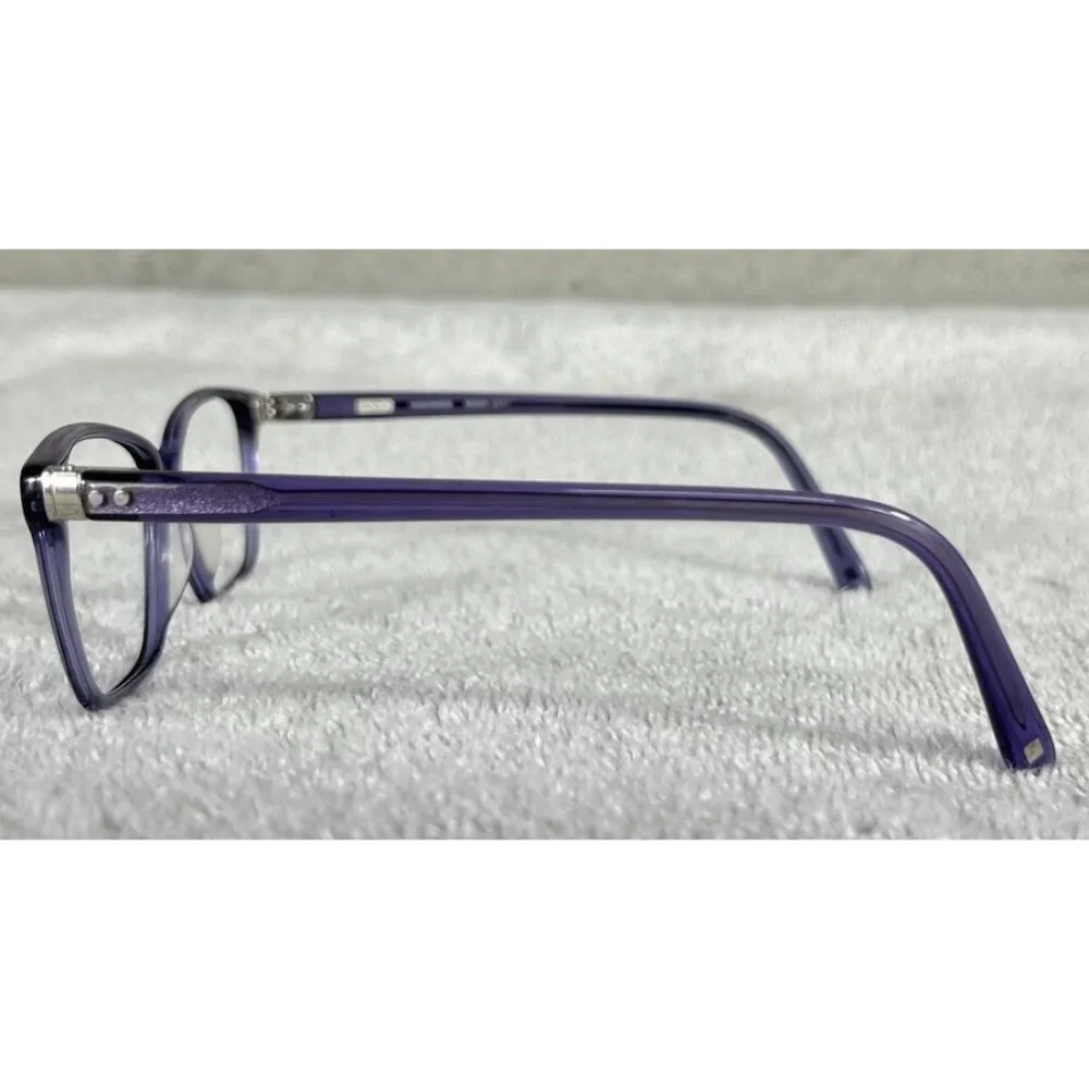 MODO 6524 Clear Purple Square Handmade Women’s Eyeglasses Frames Japan 53-15-142
